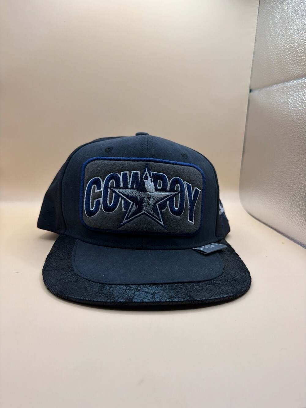 Just Don Dallas Cowboys Perforated Snapback Hat Black